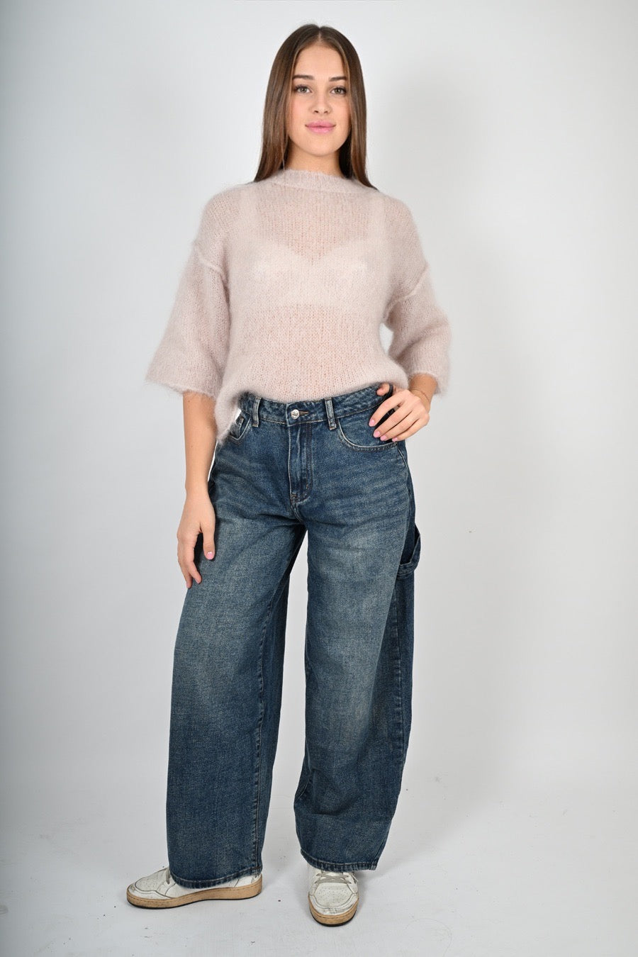 Demin cargo ballon fit