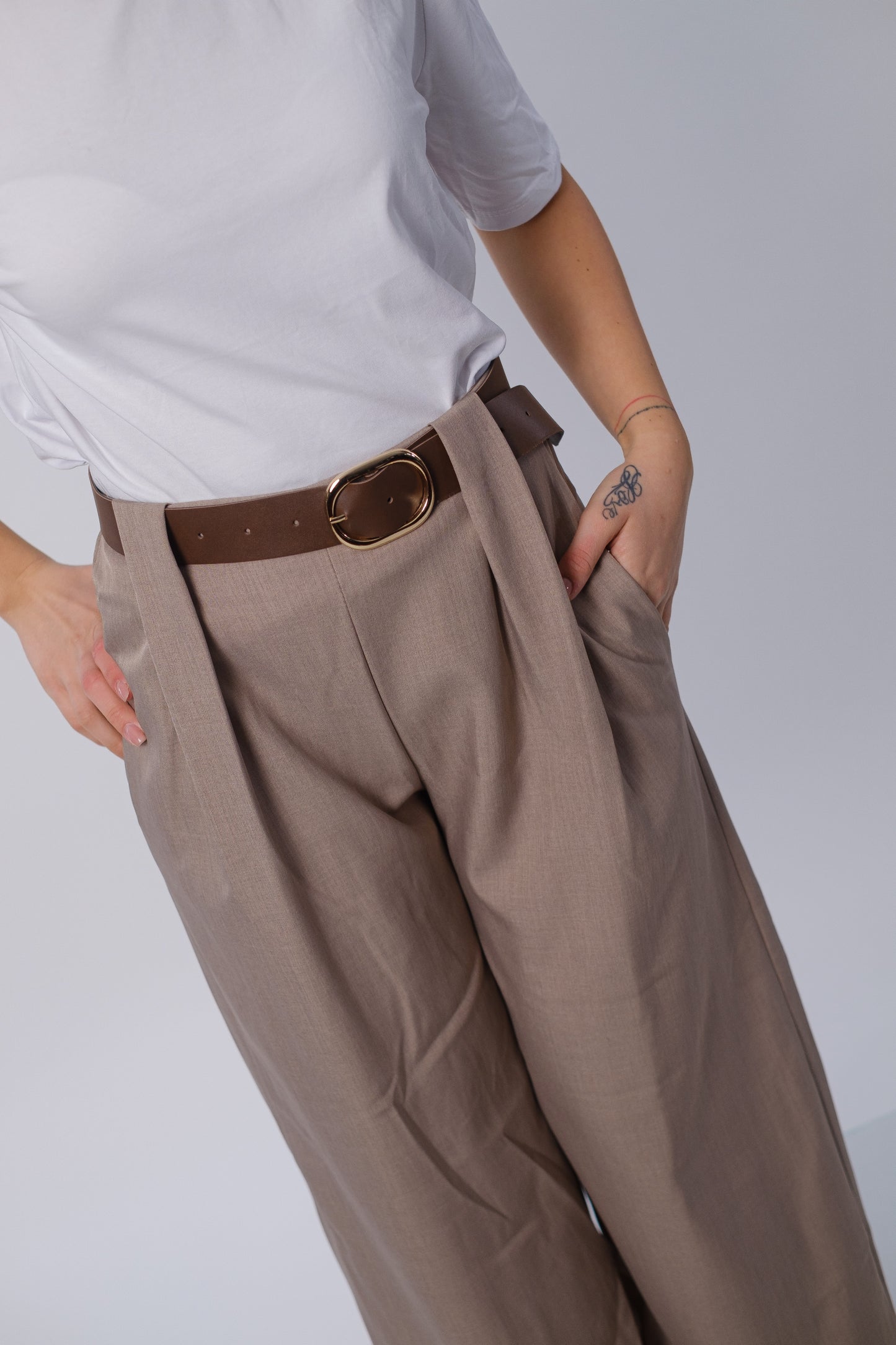 Pantalone morbido con cintura