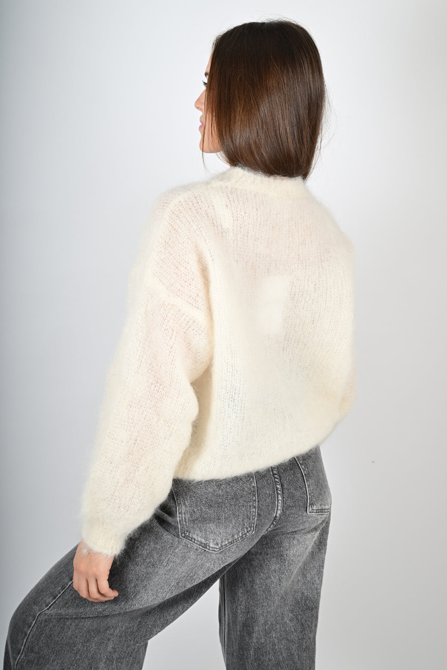 pullover in mohair