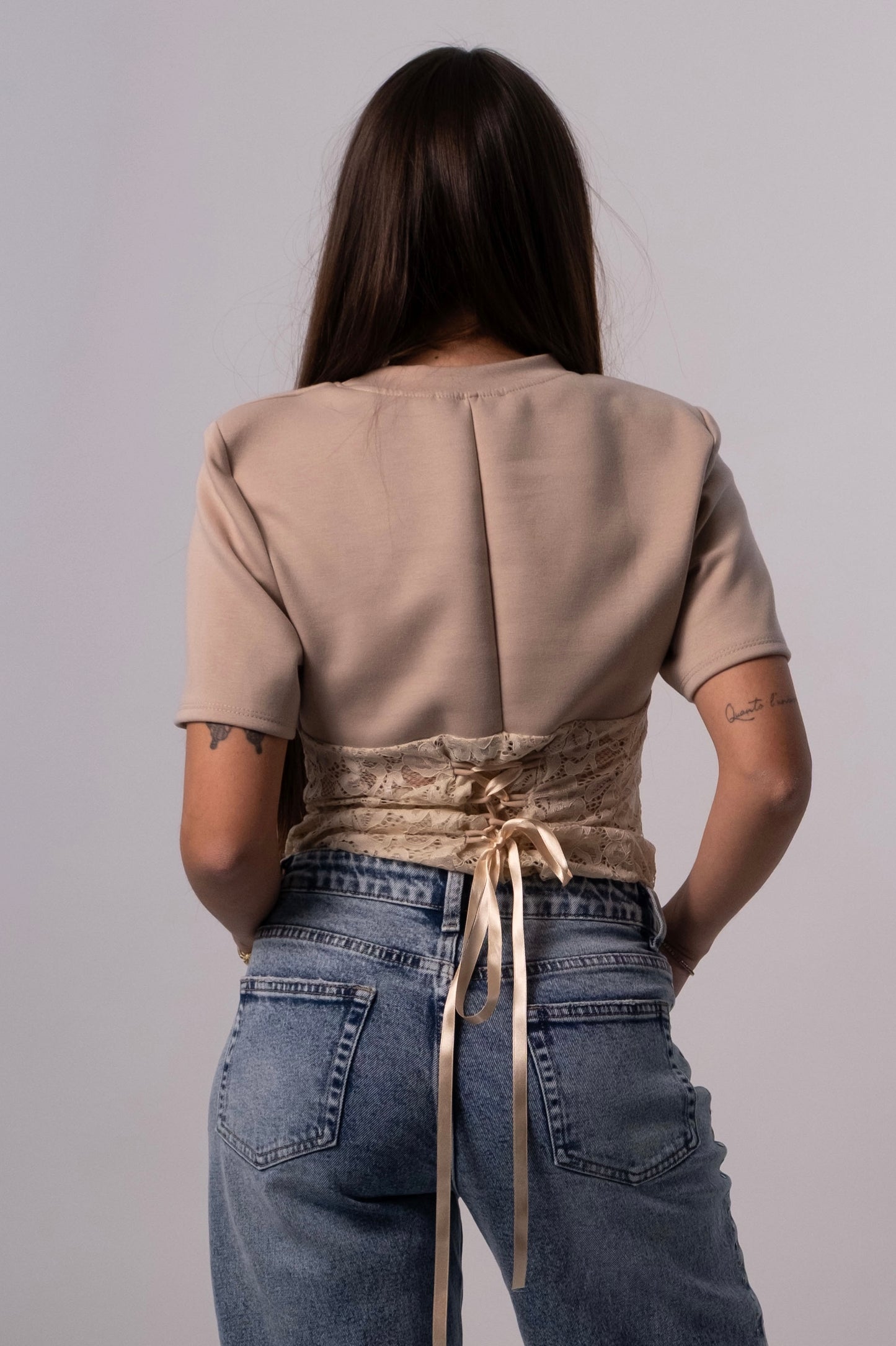 Maglia simil corsetto