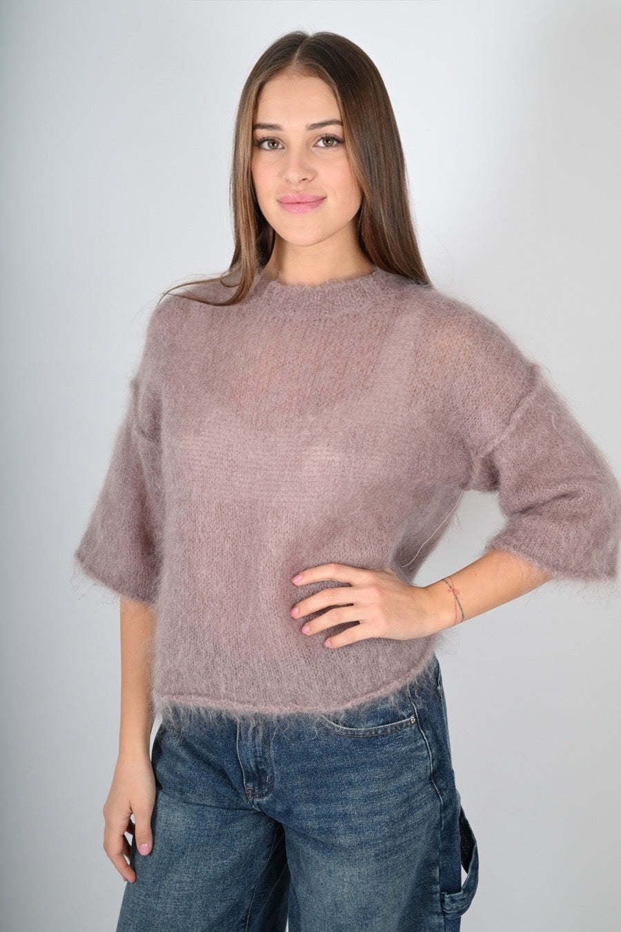 Pullover in mohair