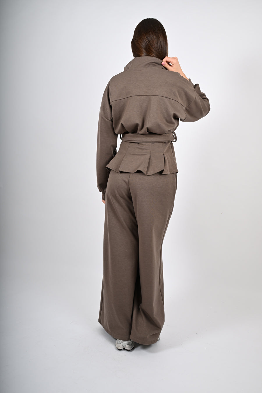 Pantalone tuta con pence