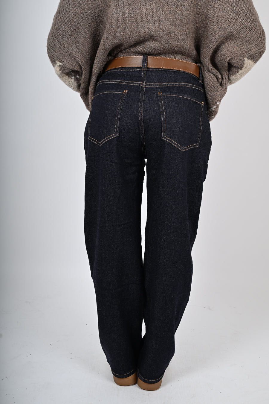 Demin mom fit lavaggio scuro