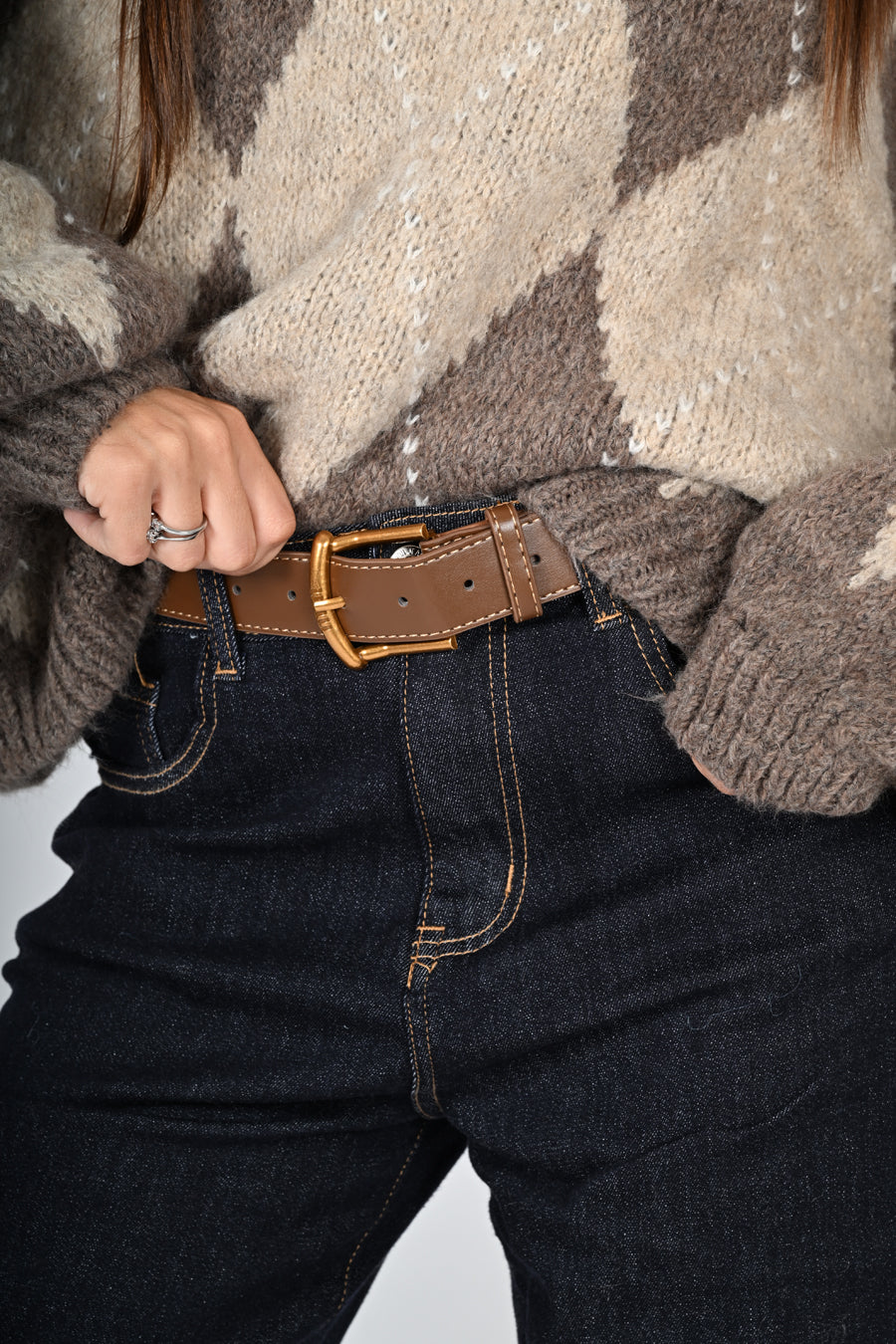 Demin mom fit lavaggio scuro