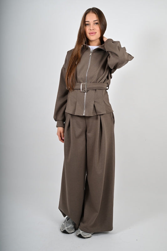 Pantalone tuta con pence