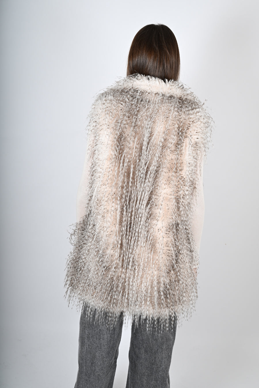 Gilet in eco-pelliccia
