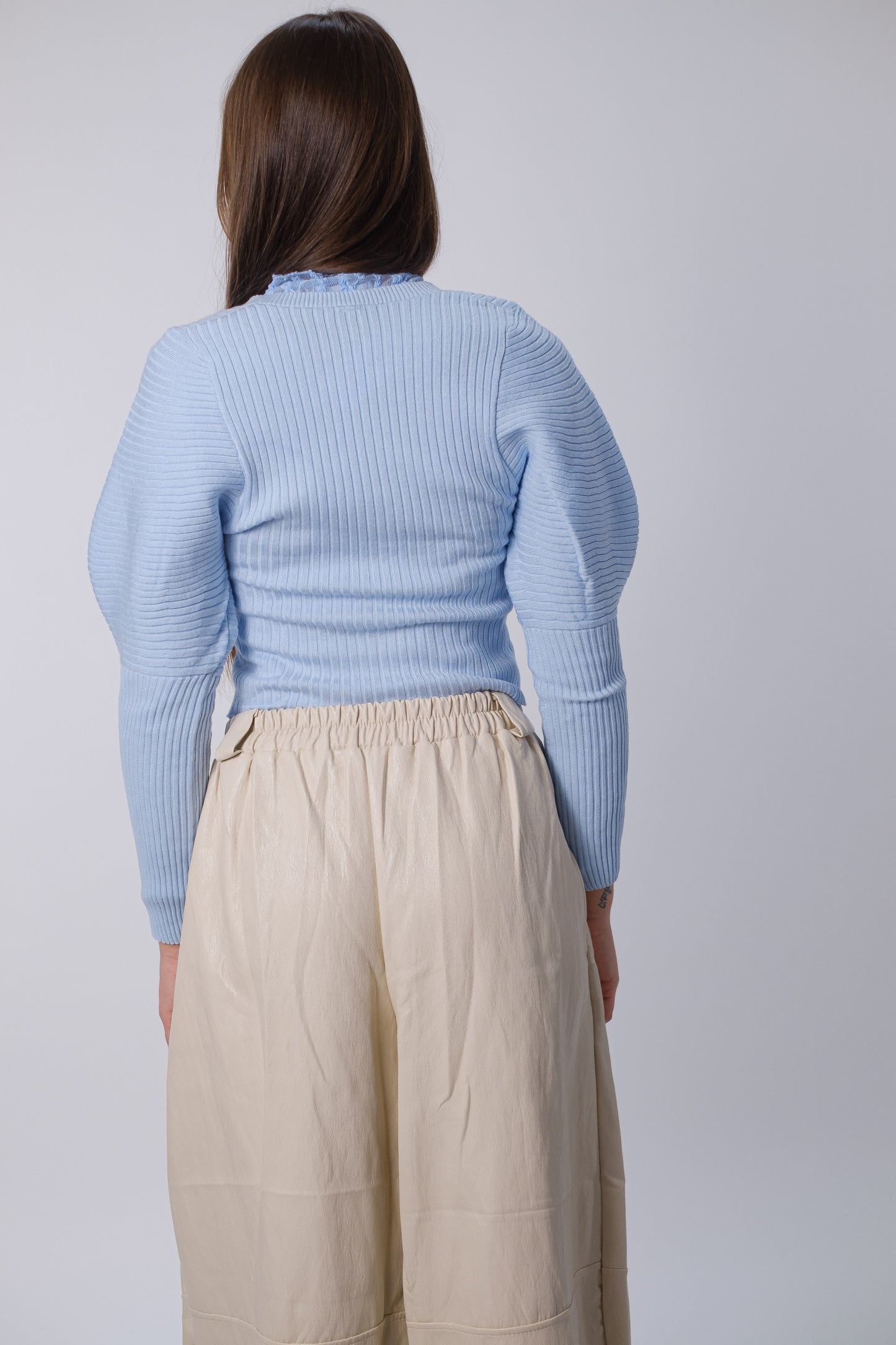 Pullover maniche a palloncino