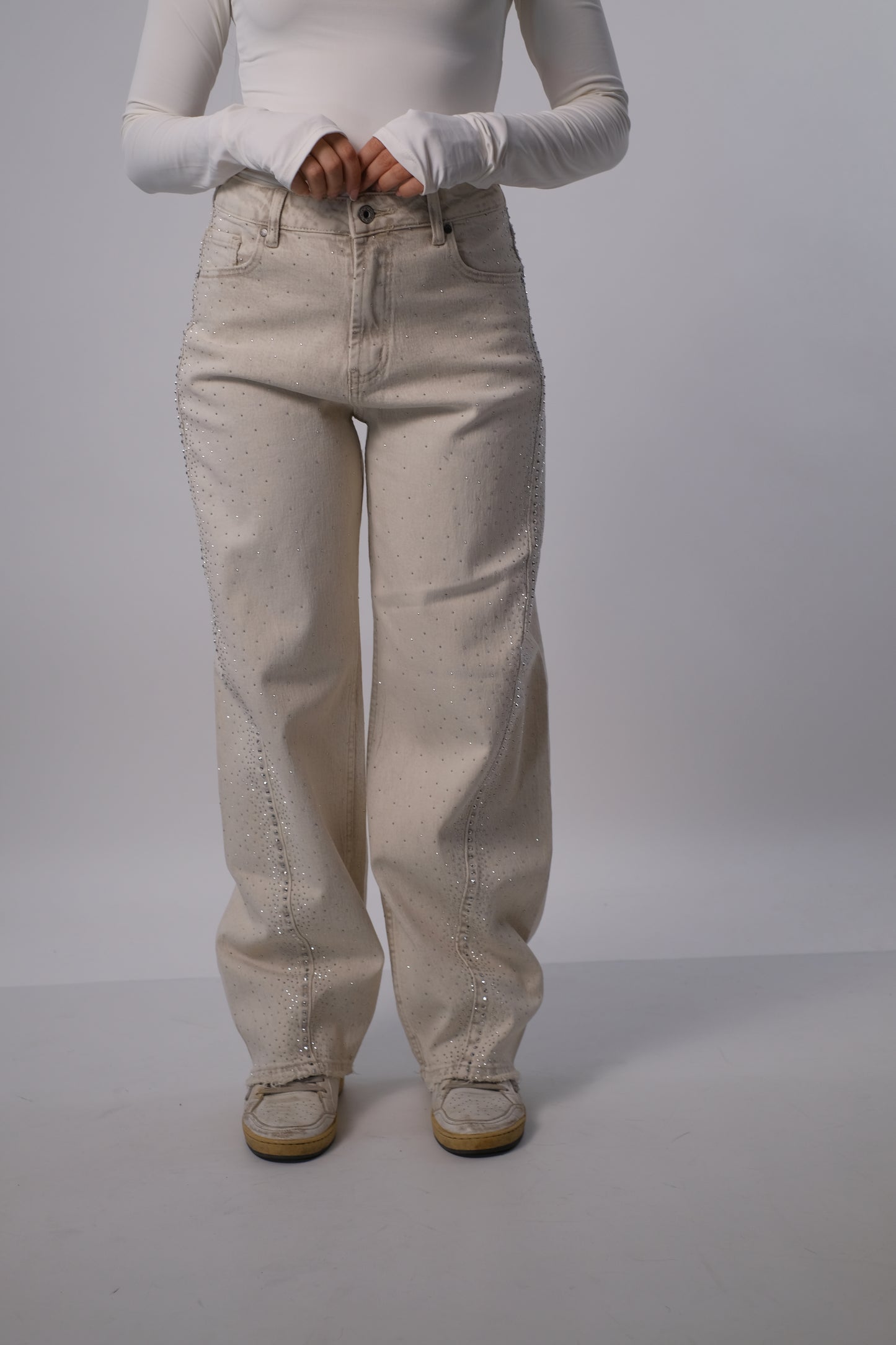 Denim con brillantini