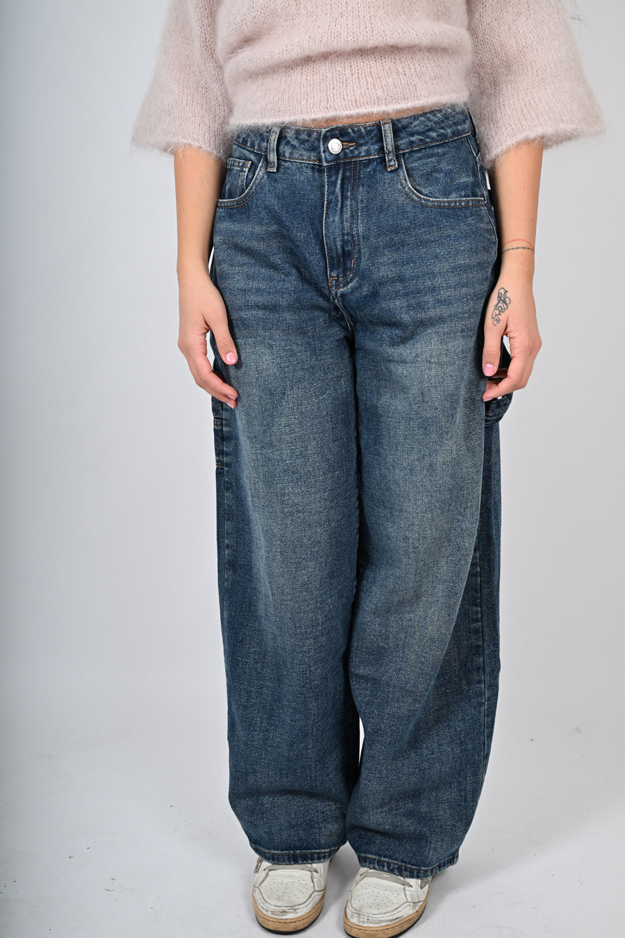 Demin cargo ballon fit