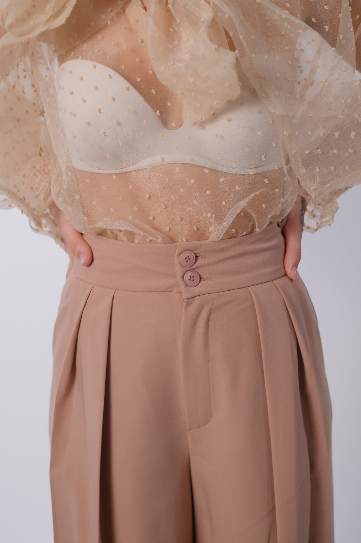 Pantalone sartoriale a doppi bottoni