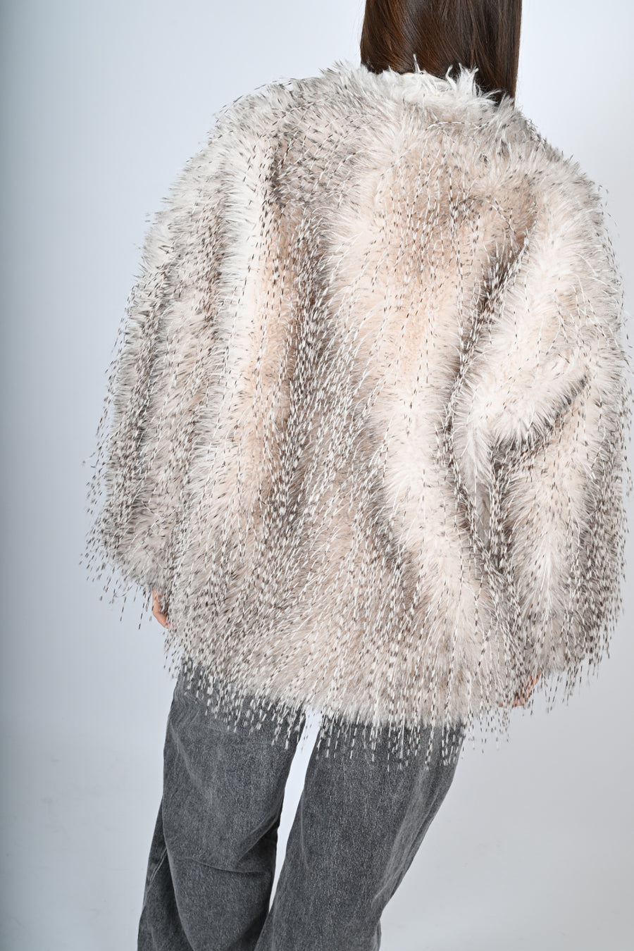 Eco pelliccia a spino