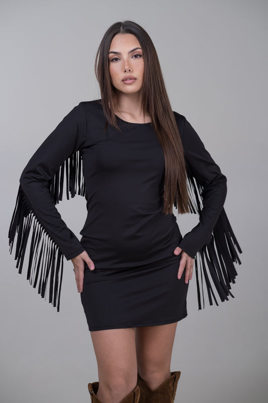 Abito con frange