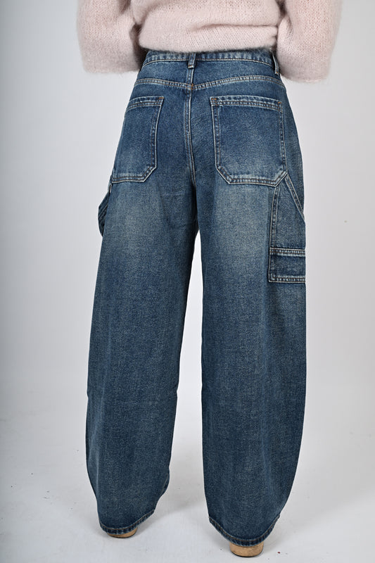 Demin cargo ballon fit