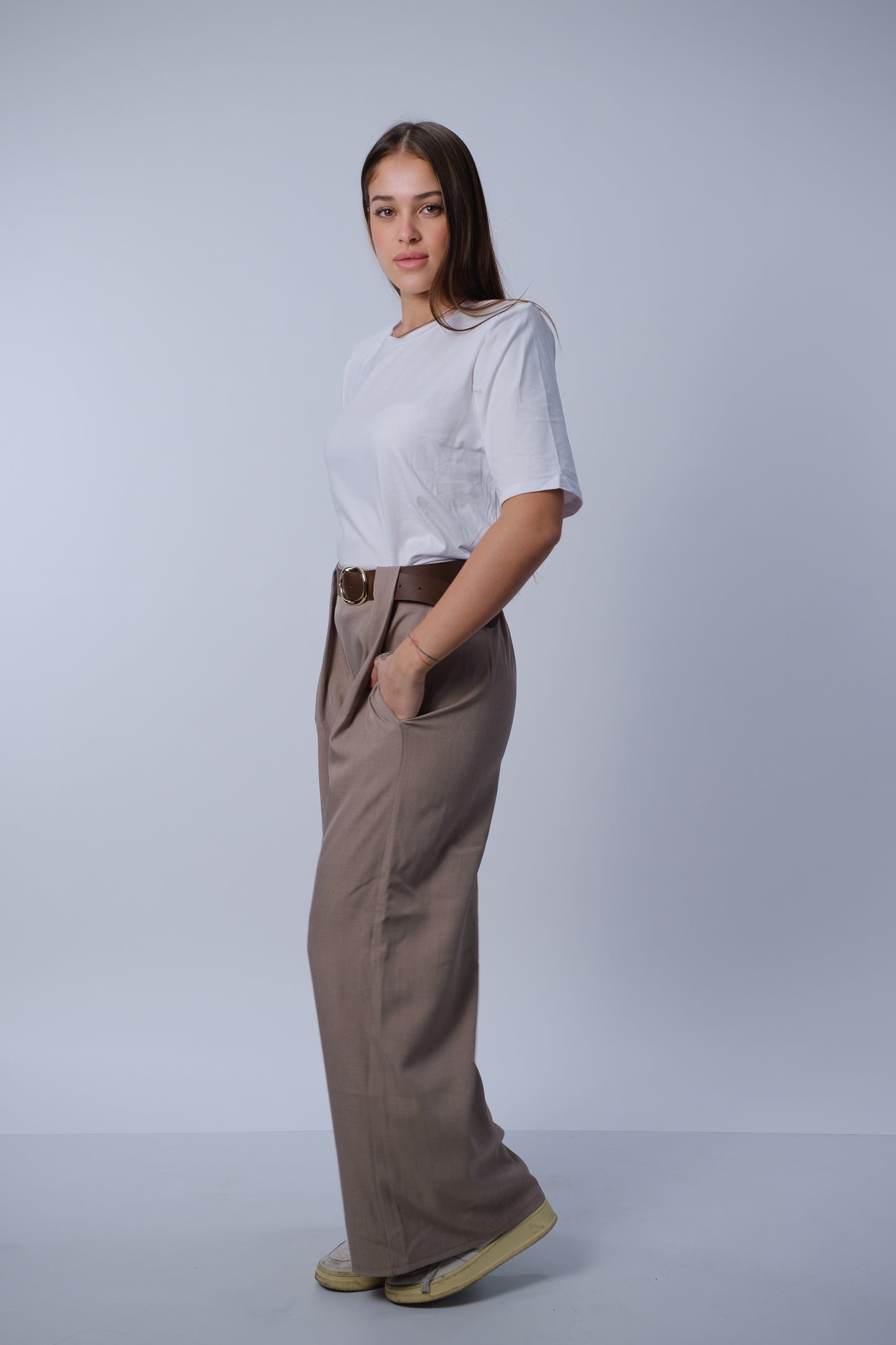 Pantalone morbido con cintura