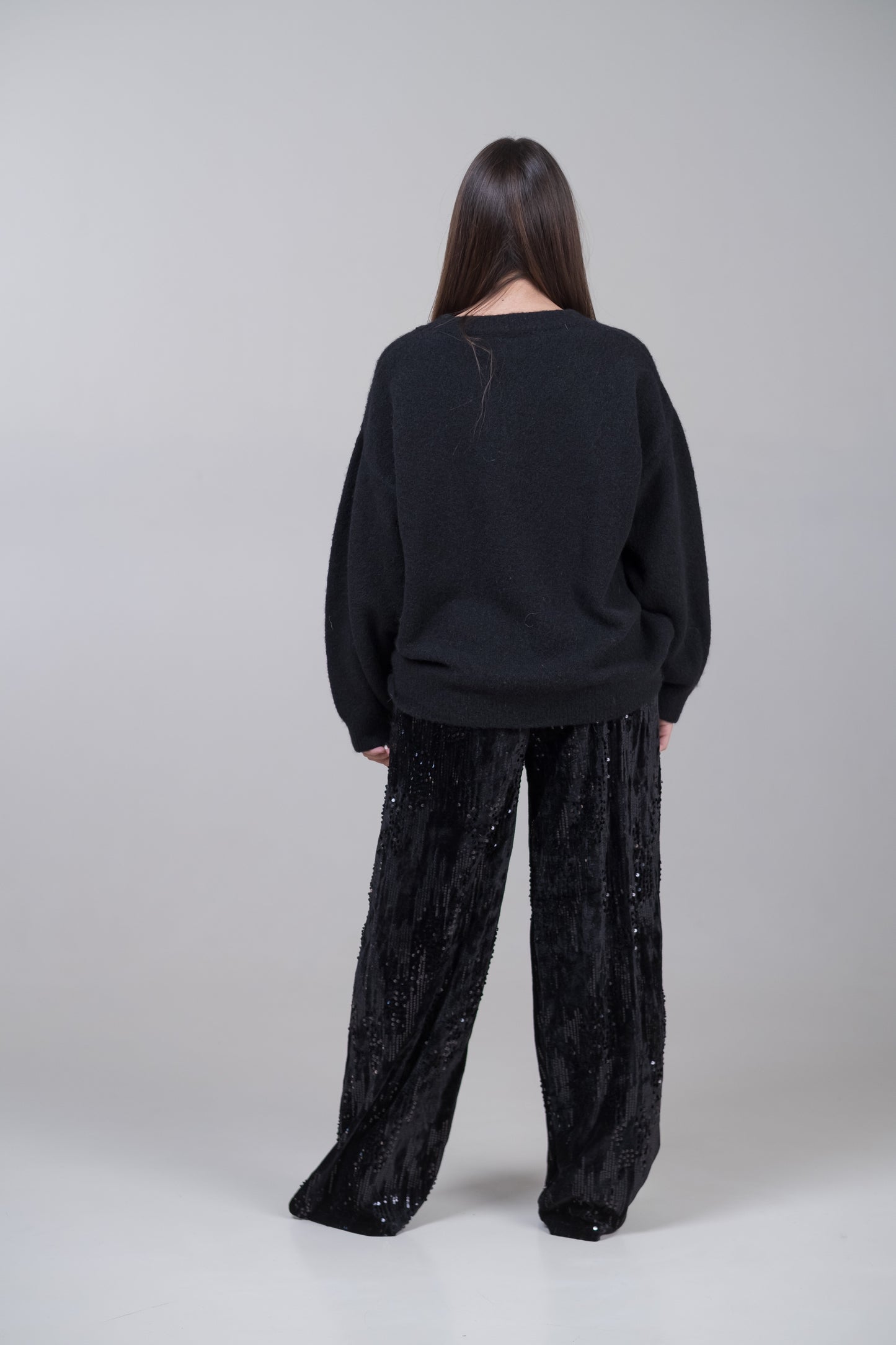 Pullover oversize misto lana