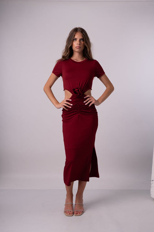 ABITO CUT-OUT MIDI