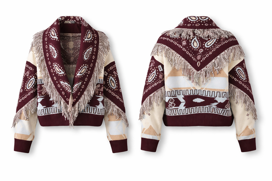 Cardigan in misto lana