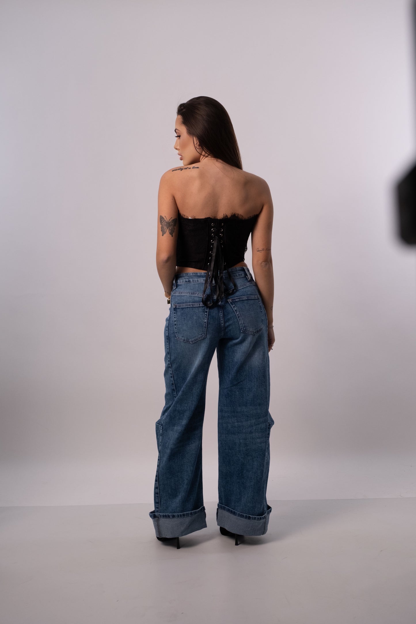 Denim mom fit
