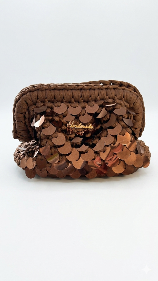 Cloe Moka con paillettes