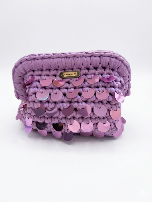 Cloe violetta con paillettes